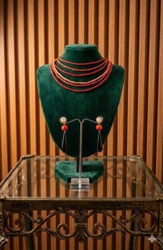 Gargantillas, medallas y pendientes
