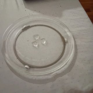 Plato de cristal para microondas