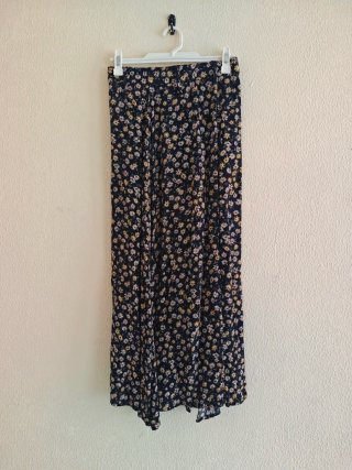 Falda larga floral Mango