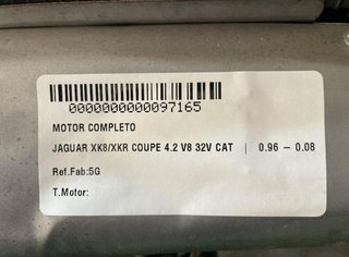 Motor 5g jaguar xk8/xkr coupe 4.2 v8 32v cat 97165