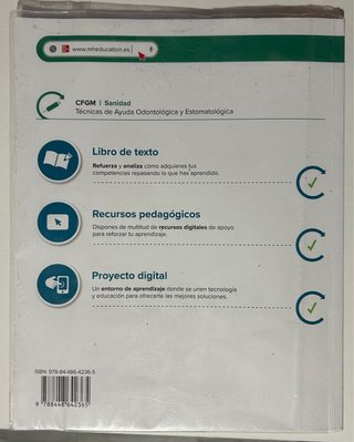 Libro Técnicas de ayuda odontológica McGrawHill