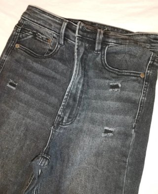 Vaqueros Super High Waist Negros