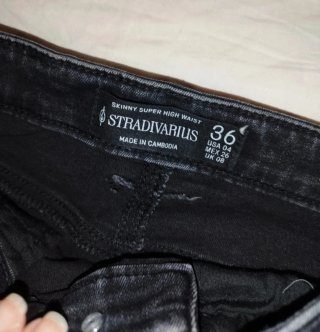 Vaqueros Super High Waist Negros
