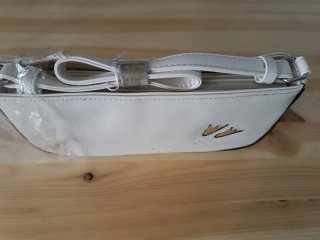 Bolso de mano/bandolera blanco vintage