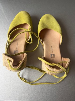 Sandalias Esparto Mujer Talla 35 Verde