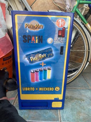 Máquina de Pay-Pay: Librito + Mechero