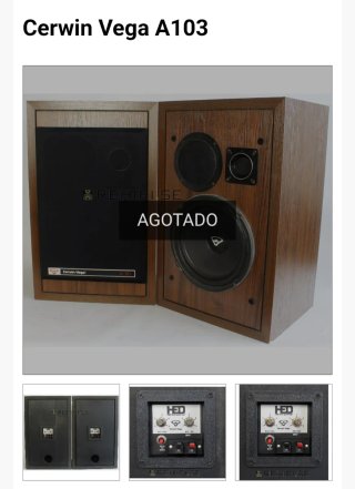 Altavoces Cerwin Vega A-123 USA