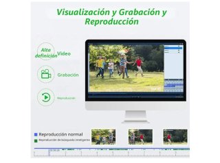 Cámaras Vigilancia WiFi Aottom 8CH 2MP