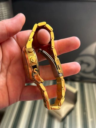 Reloj hombre dorado de cuarzo "G-Style"