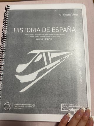 Libro de historia de España 2º bach Vicens Vives