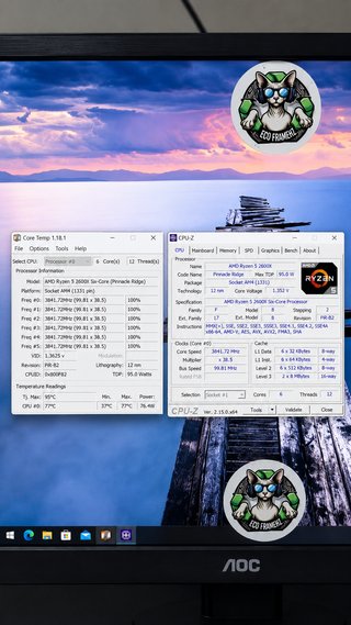 PC Gamer, Ryzen 5 2600X, GTX 1060 6G, Garantia 12M