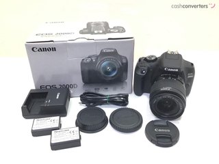 camara digital reflex canon eos 2000d+ef-s 18-55mm dc iii