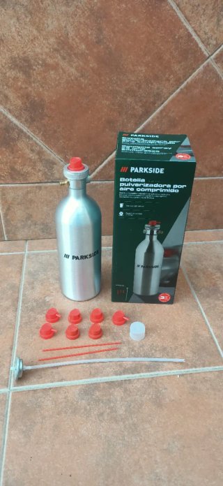 Botella aire comprimido
