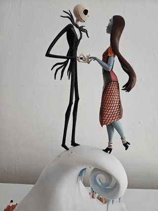Pesadilla antes de Navidad Jack y Sally Estatua