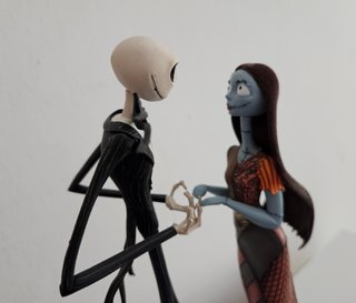 Pesadilla antes de Navidad Jack y Sally Estatua