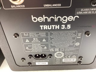 monitor estudio behringer truth 3.5