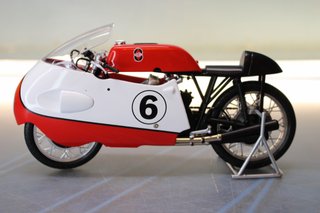 14. Maqueta Moto GP 1/12. Gilera 500 Libero Liberati 1957.