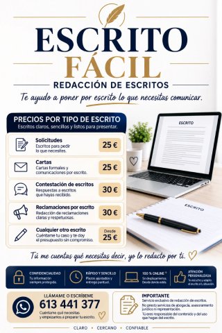 ADMINISTRA FÁCIL Redacción a trámites administrati