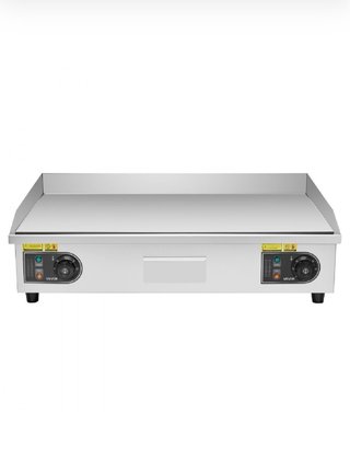 Plancha Eléctrica Profesional Acero Inox