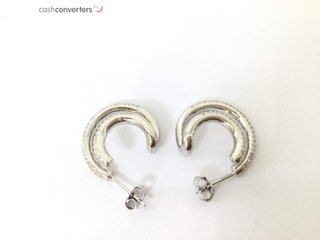 pendientes plata 925mm con piedra con circonita