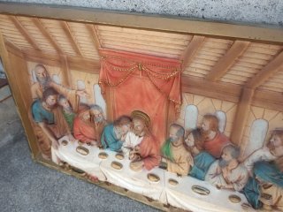 A Última Ceia em relevo 3D