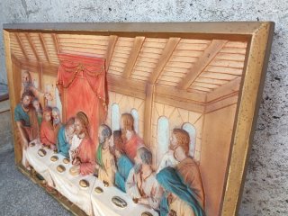 A Última Ceia em relevo 3D