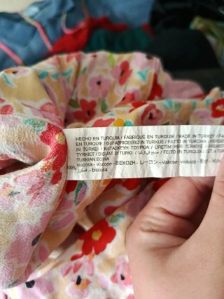 Falda pantalón floral multicolor
