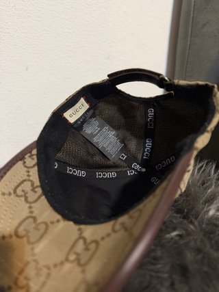 Cappellino Gucci Beige GG Supreme