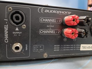 amplificador audiophony AS 620