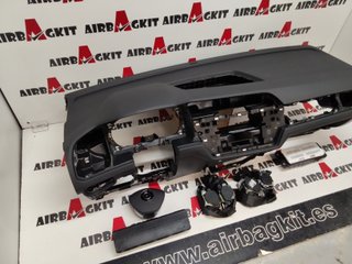 VOLKSWAGEN TOURAN 2015 - 2019 SIN CORTINAS cint pequeños KIT AIRBAGS COMPLETO VOLKSWAGEN TOURAN III (05/2015 - Hoy) 2015 2...