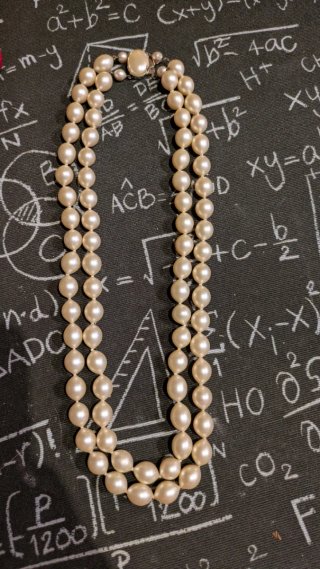 Collar Perlas Majorica Vintage con Estuche origina