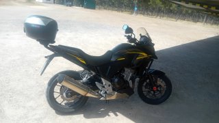 Honda CB500X Negra y Amarilla