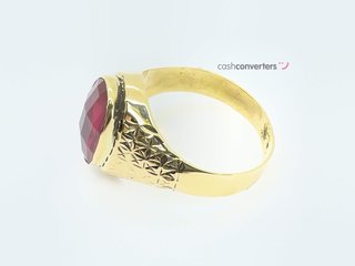 anillo oro 18k con piedra