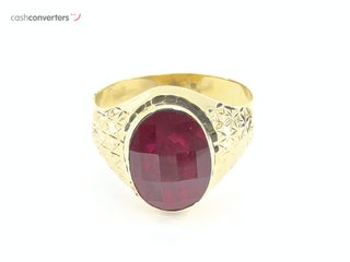 anillo oro 18k con piedra