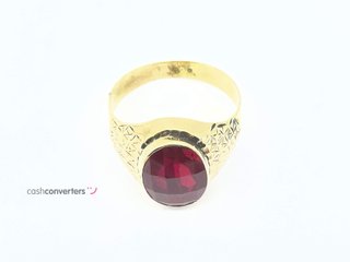 anillo oro 18k con piedra