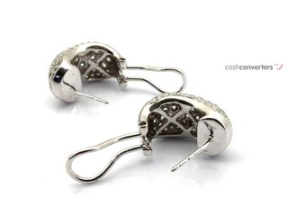 pendientes oro 18k con piedra con diamante