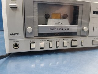 Tape casette TECHNICS RS-M51 STEREO CASSETTE funcionando