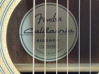 guitarra clasica fender redondo