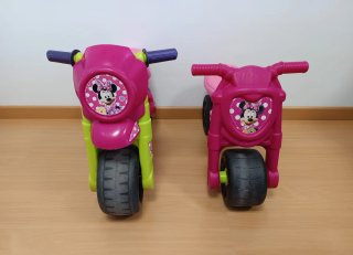 Lote Motos Correpasillos Minnie Mouse Rosa