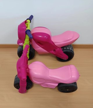 Lote Motos Correpasillos Minnie Mouse Rosa