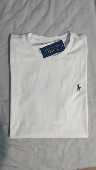Polo Ralph Lauren Camiseta Blanca Bordada Talla L