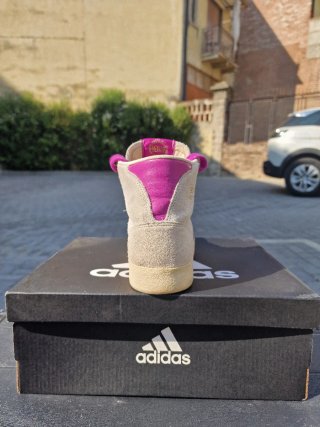 Adidas Basket Profi Mid Greige/Fucsia