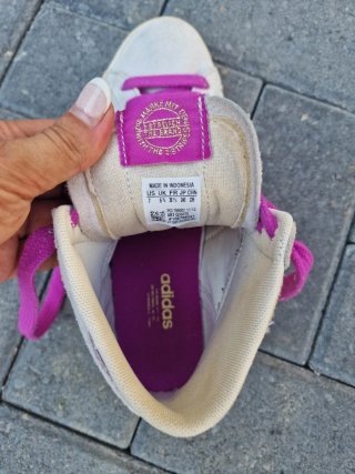 Adidas Basket Profi Mid Greige/Fucsia