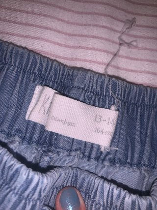 Pantalones cortos vaqueros azules