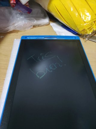 Tablet LCD Azul y Negra