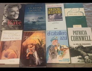 Lote 8 Libros Novela y Biografía