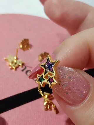 Pendientes Estrellas Multicolor