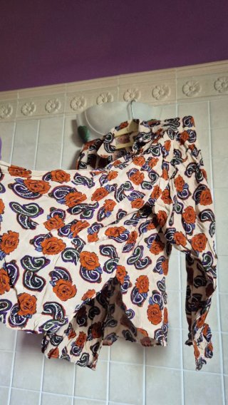Camicia fantasia floreale e paisley
