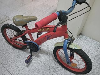 Bicicleta Infantil Spiderman Roja.