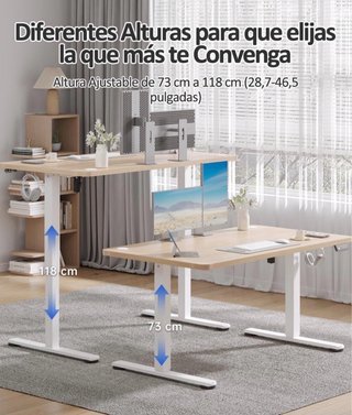 Escritorio Elevable Eléctrico 120x60